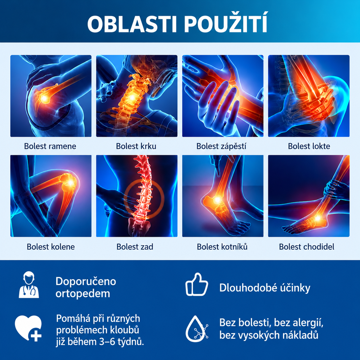 Hyaluronový kloubní krém