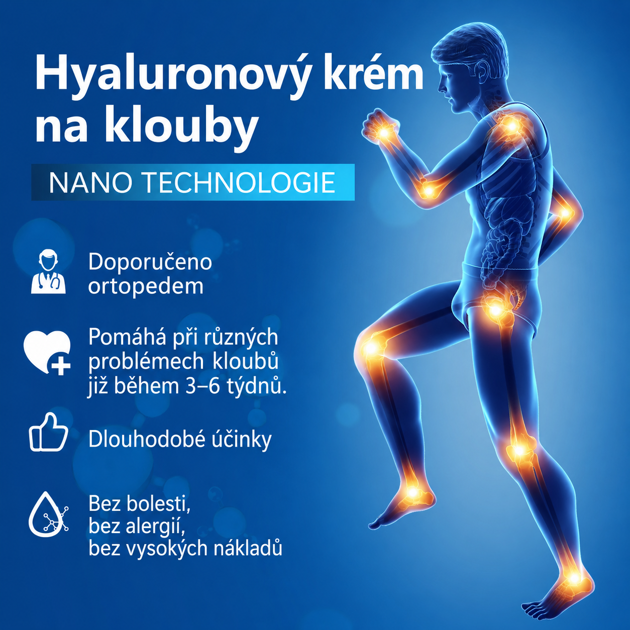 Hyaluronový kloubní krém
